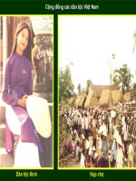 thuyết trình địa lý - cộng đồng các dân tộc việt nam