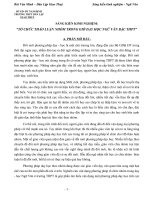 skkn tổ chức thảo luận nhóm trong giờ dạy học ngữ văn bậc thpt