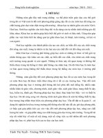 skkn sử dụng thí nghiệm hóa học góp phần  đổi mới phương pháp dạy học môn hóa học