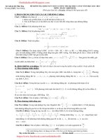 Đề thi thử đại học khối BD có đáp án của trường THPT tam nông