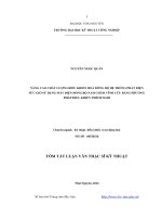 nâng cao chất lượng điều khiển hòa đồng bộ hệ thống phát điện sức gió sử dụng máy điện đồng bộ nam châm vĩnh cửu bằng phương pháp điều khiển thích nghi