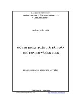 một số thuật toán giải bài toán phủ tập hợp và ứng dụng