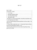 Bài tập nhóm luật lao động đề bài tình huống