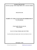 nghiên cứu thuật toán knuth-morris-pratt và ứng dụng