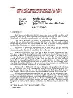 skkn hướng dẫn học sinh tránh sai lầm khi giải một số dạng toán đại số lớp 9