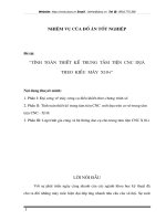 tính toán thiết kế trung tâm tiện cnc dựa theo kiểu máy x10-i