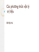 Các phương thức vật lý