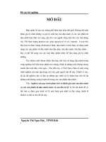 nghiên cứu quy trình phân tích và đánh giá mùi của đậu nành và các sản phẩm từ đậu nành trước và sau khi xử lý - luận văn, đồ án, đề tài tốt nghiệp