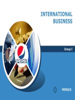 slide nghiên cứu hoạt động kinh doanh quốc tế của công ty pepsico và bài học kinh nghiệm