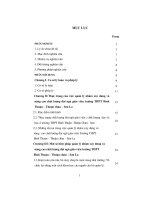 Một số biện pháp tổ chức nhằm nâng cao chất lượng đội ngũ giáo viên ở trường THPT Bình Thuận, Thuận Châu, Sơn La