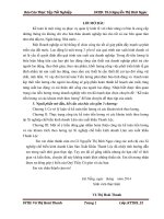 Báo cáo thực tập tốt nghiệp  kế toán tiền lương và các khoản trích theo lương xí nghiệp Thanh Lộc