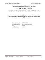 thiết kế biện pháp kỹ thuật thi công bê tông cốt thép toàn khối nhà nhiều tầng