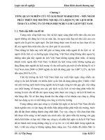 giải pháp marketing-mix nhằm phát triển thị trường nội địa của dịch vụ du lịch sinh thái của công ty cổ phần hội nghị và du lịch việt nam