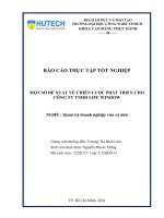 Một số đề xuất về chiến lược phát triển cho công ty TNHH LIFE window