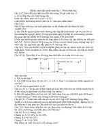 đề thi và đáp án đội tuyển