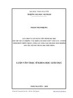 lựa chọn và xây dựng tiến trình dạy học bài tập vật lí chương các định luật bảo toàn