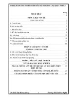 sử dụng kỹ thuật dạy học khăn phủ bàn và bản đồ tư duy trong môn công nghệ 6 ở trường thcs