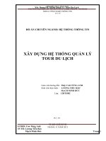 xây dựng hệ thống quản lý tour du lịch