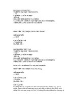 phân tích tình hình tài chính của công ty cổ phần vật tư xăng dầu hải dương thông qua các báo cáo tài chính