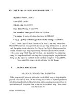 công tác nghiên cứu thị trường và chuẩn bị hợp đồng cho công ty gạo việt xuất khẩu gạo thơm vào thị trường australia