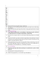 Ngân hàng câu hỏi và đáp án những nội dung thi vào ngân hàng mục sản phẩm dịch vụ