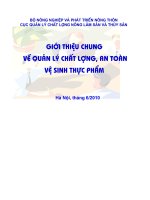 Vệ sinh an toàn thực phẩm trong sản xuất rau