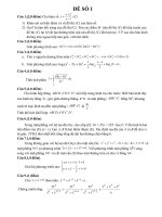 tuyển tập các đề thi thử đại học năm học 2015 tham khảo