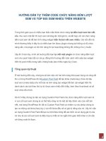 tài liệu wordpress cơ bản - hướng dẫn thêm code chức năng đếm lượt xem và top bài xem nhiều nhất trên website