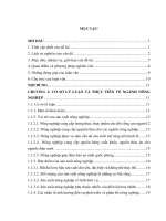 tiềm năng, thực trạng và giải pháp phát triển nông nghiệp tỉnh sơn la