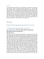 giá vàng ở việt nam năm 2012 thực trạng, nguyên nhân và những giải pháp của chính phủ đối với thị trường này