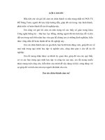 Luận văn thạc sĩ công nghệ thông tin Nghiên cứu một số kỹ thuật xóa đối tượng nhỏ trong ảnh