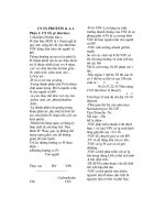 công nghệ sản xuất protein - luận văn, đồ án, đề tài tốt nghiệp