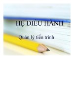 đề tài tôt nghiệp chuyên ngành công nghệ thông tin quản lý tiến trình
