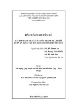 đặc điểm khu hệ và cấu trúc thành phần loài, quần xã động vật đáy khu bảo tồn biển phú quý