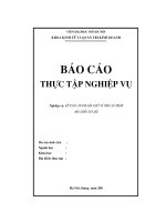 Báo cáo kế toán chi phí sản xuất và tính giá thành sản phẩm xây lắp