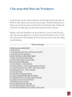 tài liệu wordpress cơ bản - cẩm nang thuê host cho wordpress