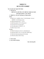 ĐỒ ÁN TỐT NGHIỆP KỸ SƯ CẦU ĐƯỜNG THIẾT KẾ CẦU BÊ TÔNG CỐT THÉP DƯL NHỊP GIẢN ĐƠN TIẾT DIỆN SUPER T CĂNG TRƯỚC