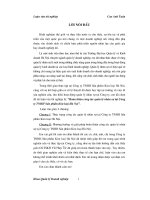 luận văn hoàn thiện công tác quản lý nhân sự tại công ty tnhh sản phẩm kim loại hà nội