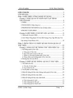 đồ án thiết kế chương trình quản lý thư viện