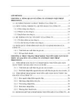 giải pháp nhằm hoàn thiện hoạt động nhập khẩu nguyên liệu sản xuất thức ăn gia súc tại công ty cổ phần việt pháp proconco