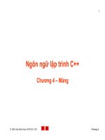 ngôn ngữ c++ phần biến