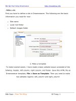 tài liệu tự học lý thuyết deamweavere
