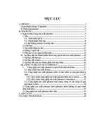 công nghệ sản xuất phomat - luận văn, đồ án, đề tài tốt nghiệp