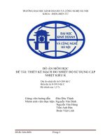 thiết kế mạch đo nhiệt độ sử dụng cặp nhiệt kiểu k