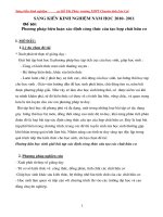 sáng kiến kinh nghiệm phương pháp giải bài tập xác định công thức cấu tạo hợp chất hữu cơ