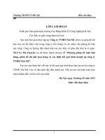 phương pháp kế toán bán hàng, phân bổ chi phí mua hàng và xác định kết quả kinh doanh tại công ty tnhh tân mỹ