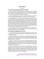 Đề tài công nghệ chế biến đường và sản phẩm đường (bánh kẹo)