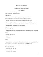 câu hỏi ôn tập và đáp án môn quản trị học