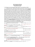 đề thi thử đại học tiếng anh đề số 49