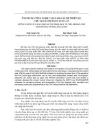 ỨNG DỤNG CÔNG NGHỆ CADCAMCAE ĐỂ THIẾT KẾ, CHẾ TẠO BÁNH RĂNG CON LĂN